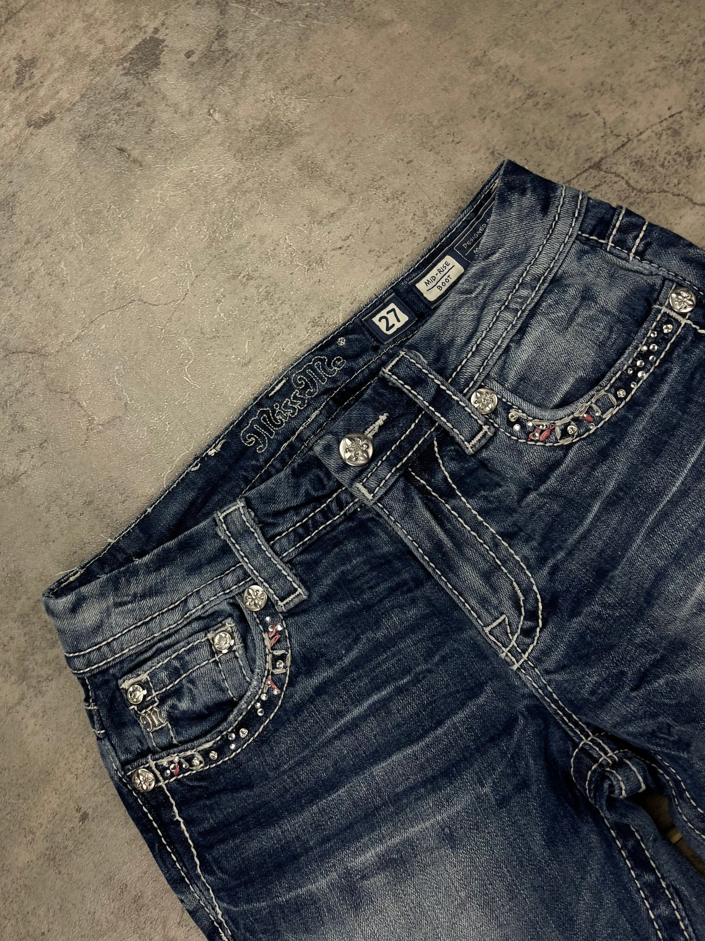 Miss me Lowrise Lowaist Bootcut Flared Y2k Vintage Jeans