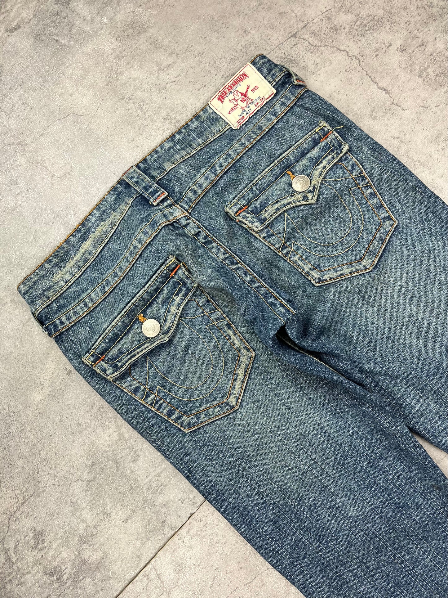 True Religion Lowwaist Flared Bootcut Jeans Y2k