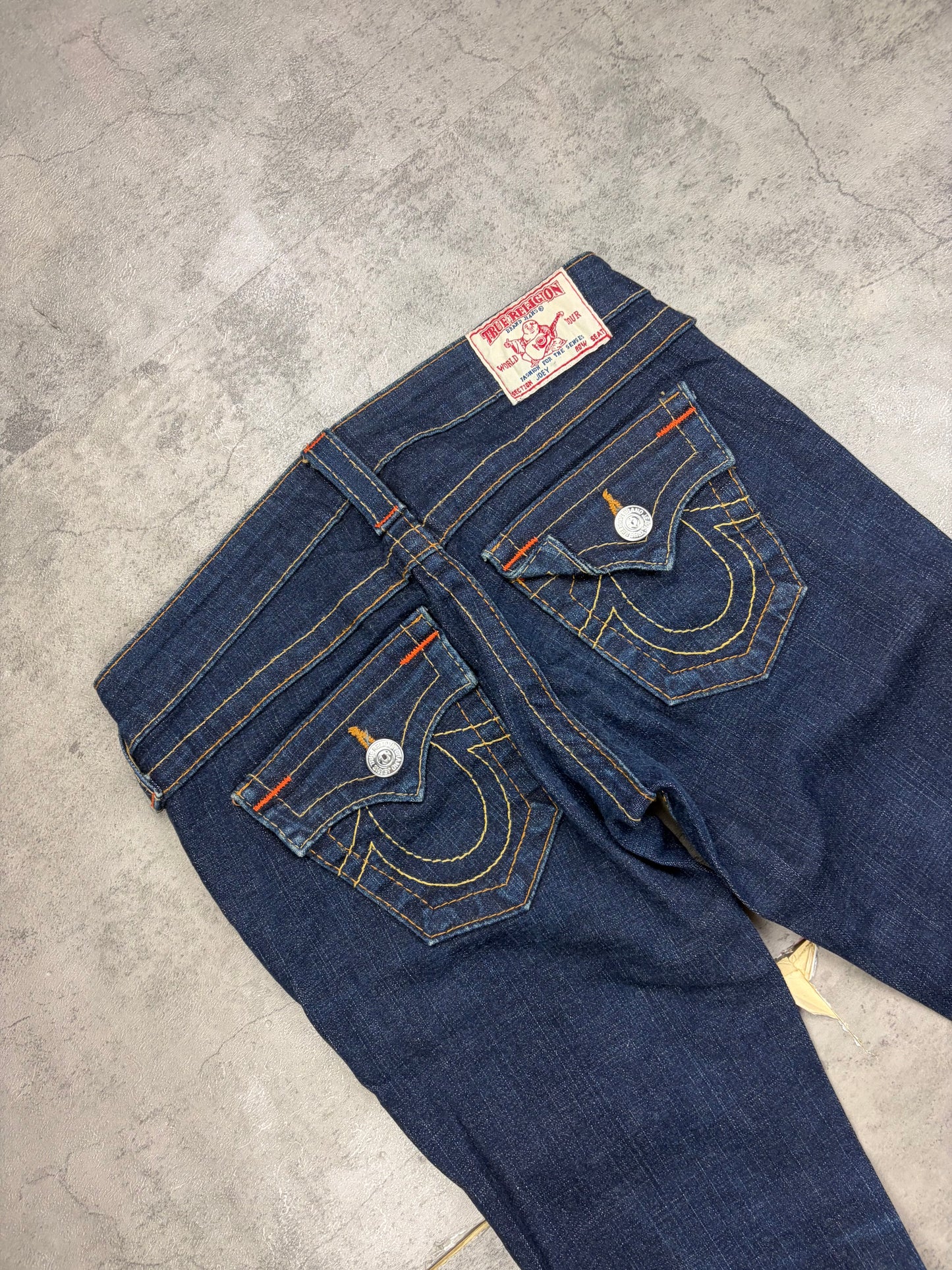 True Religion Flared Low Rise Denim Y2K