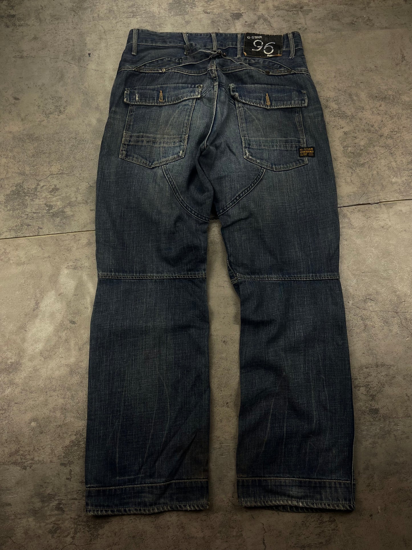 Vintage G-Star RAW Baggy Washed Jeans Y2k Pasha Style