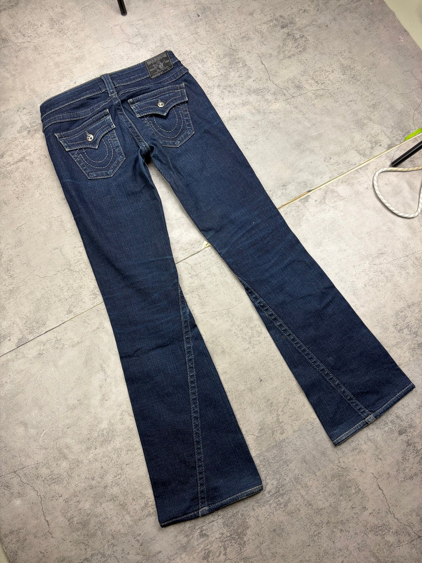 Vintage Bootcut True Religion Flared Y2k Jeans Lowwaist