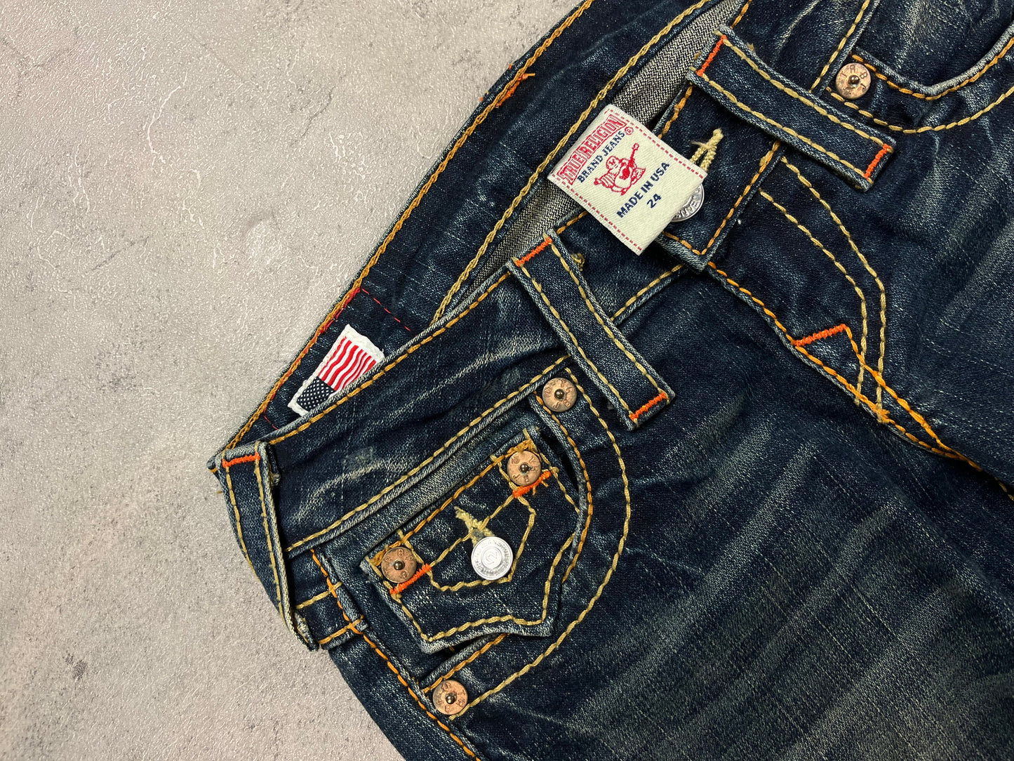 Bootcut True Religion Y2k Jeans Vintage