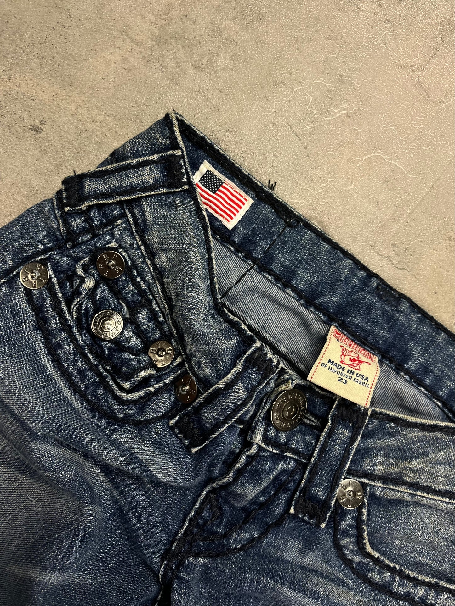 True Religion Straight Bootcut Y2k Vintage Jeans