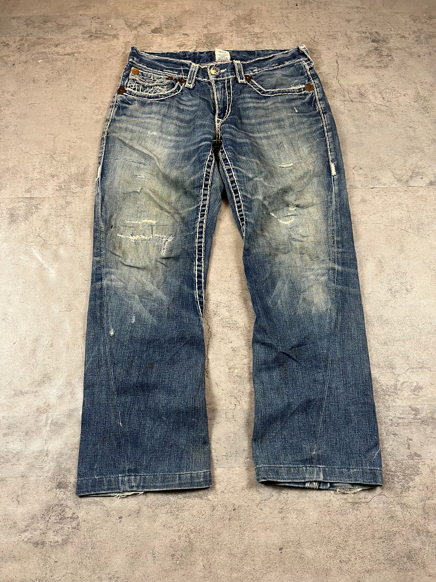Vintage Y2k True Religion Baggy Jeans W34