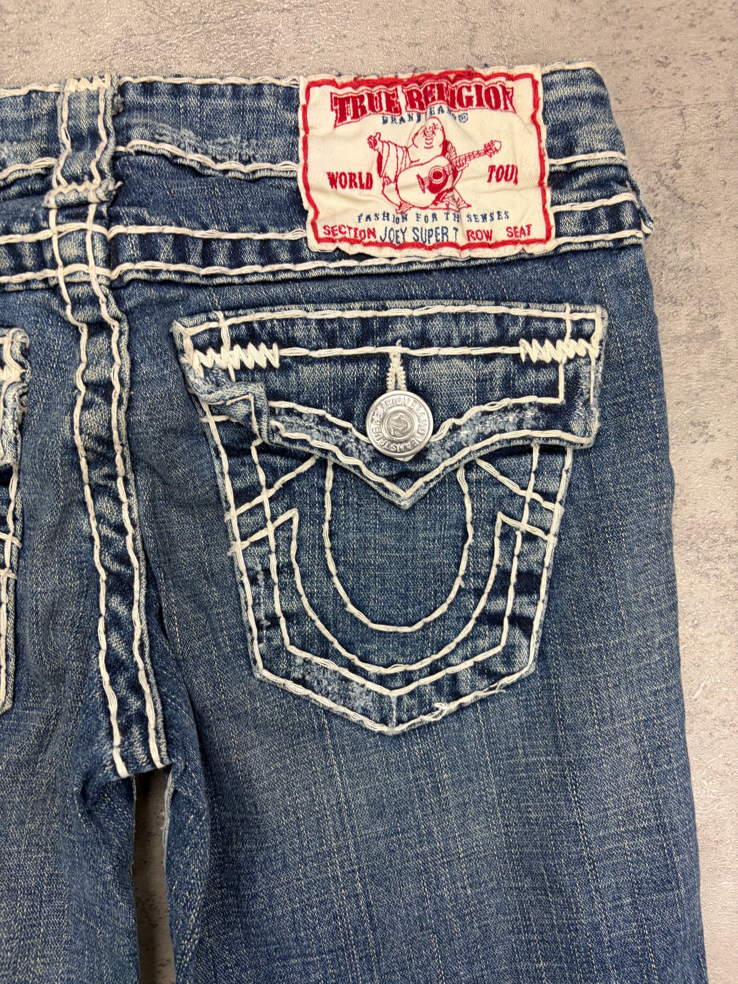 True Religion Denim Bootcut Low Rise Jeans