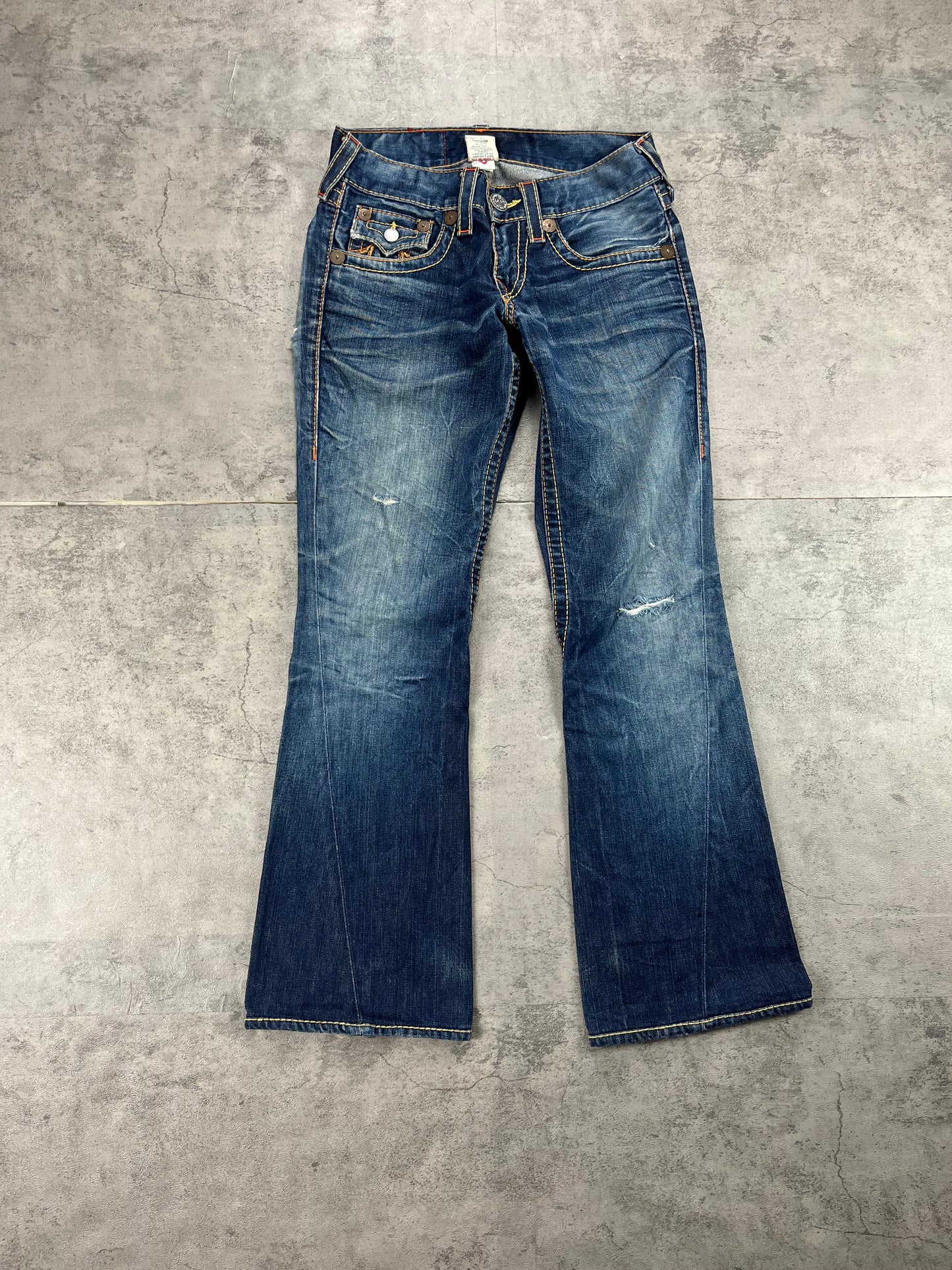 True Religion Rainbow Joey Bootcut Jeans W28