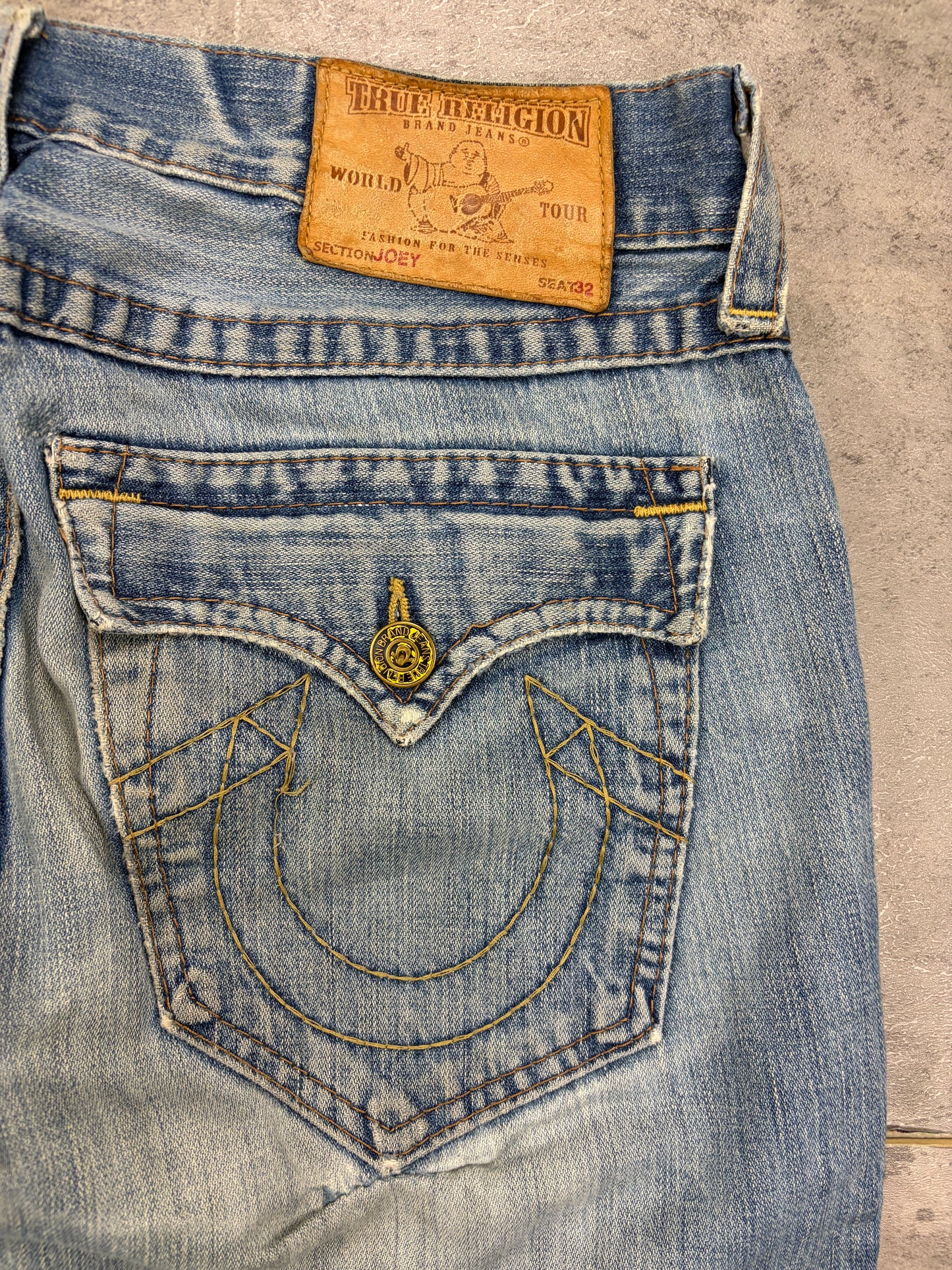 True Religion Low Rise Bootcut Denim