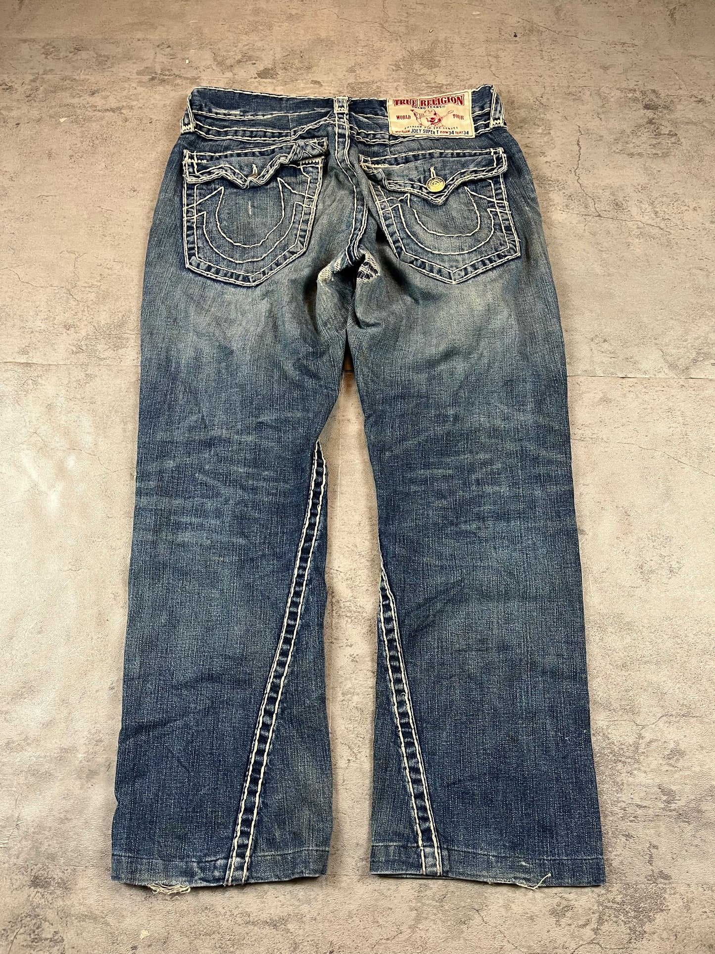 Vintage Y2k True Religion Baggy Jeans W34
