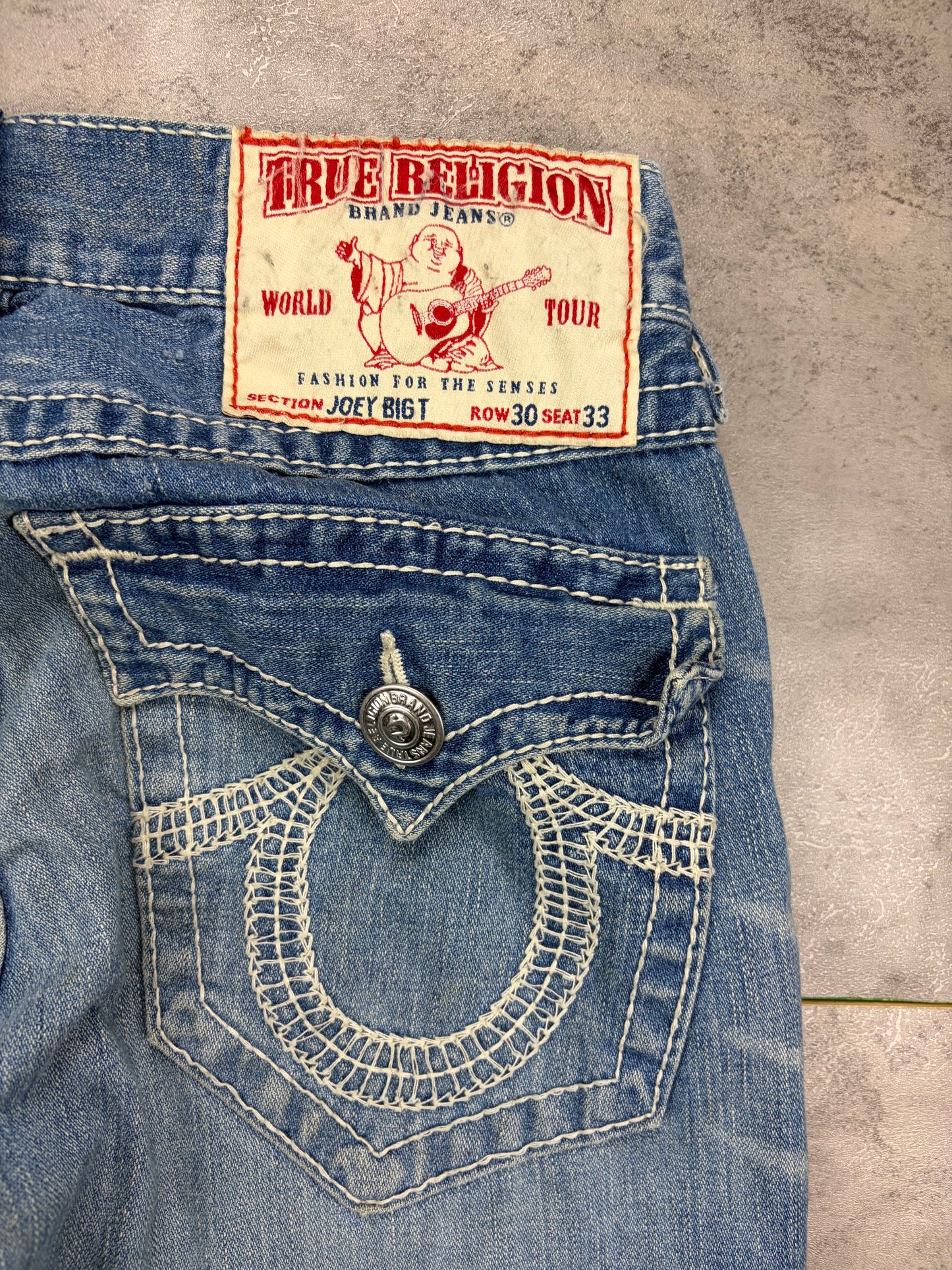 True Religion Flared baggy Bootcut Jeans Pasha Y2k Vintage