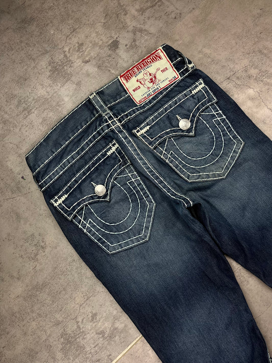 Rare True Religion Denim Loose Fit Bootcut Jeans 2000s Pasha Style Streetwear