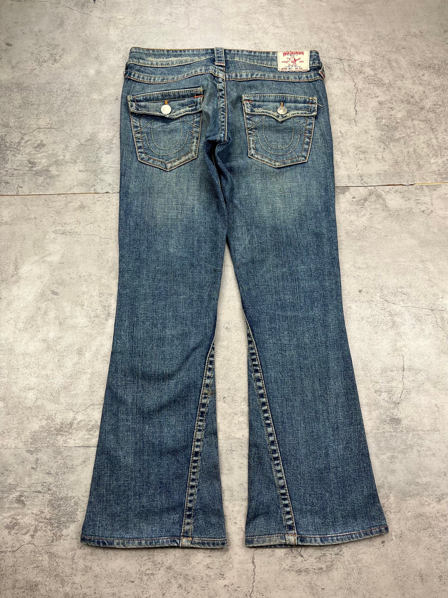 True Religion Lowwaist Flared Bootcut Jeans Y2k