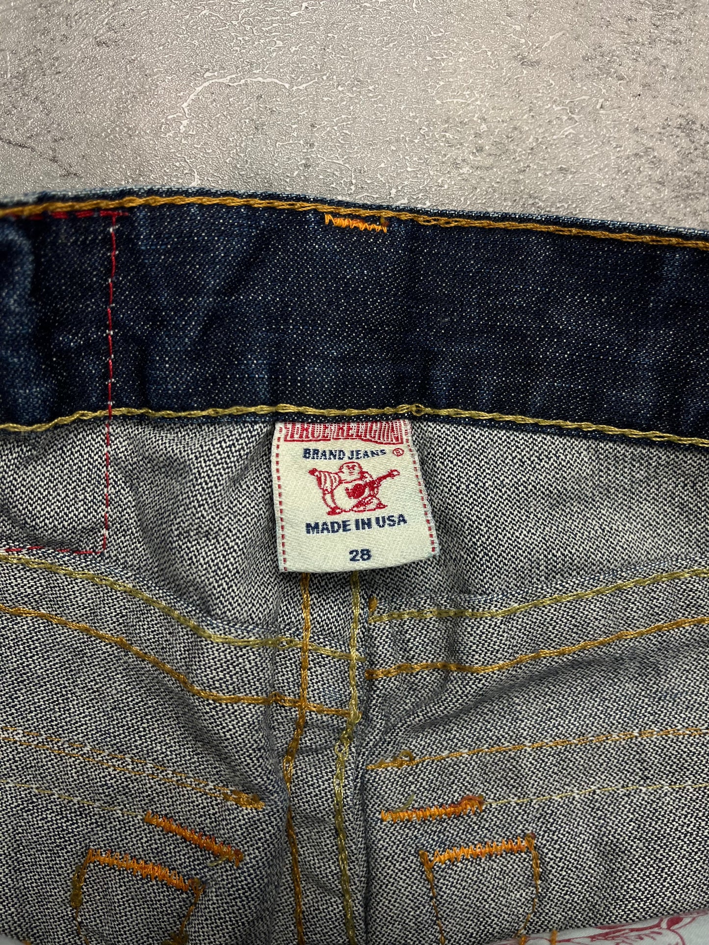 Rare True Religion Denim Jeans Low Rise Flared Y2K 2000s
