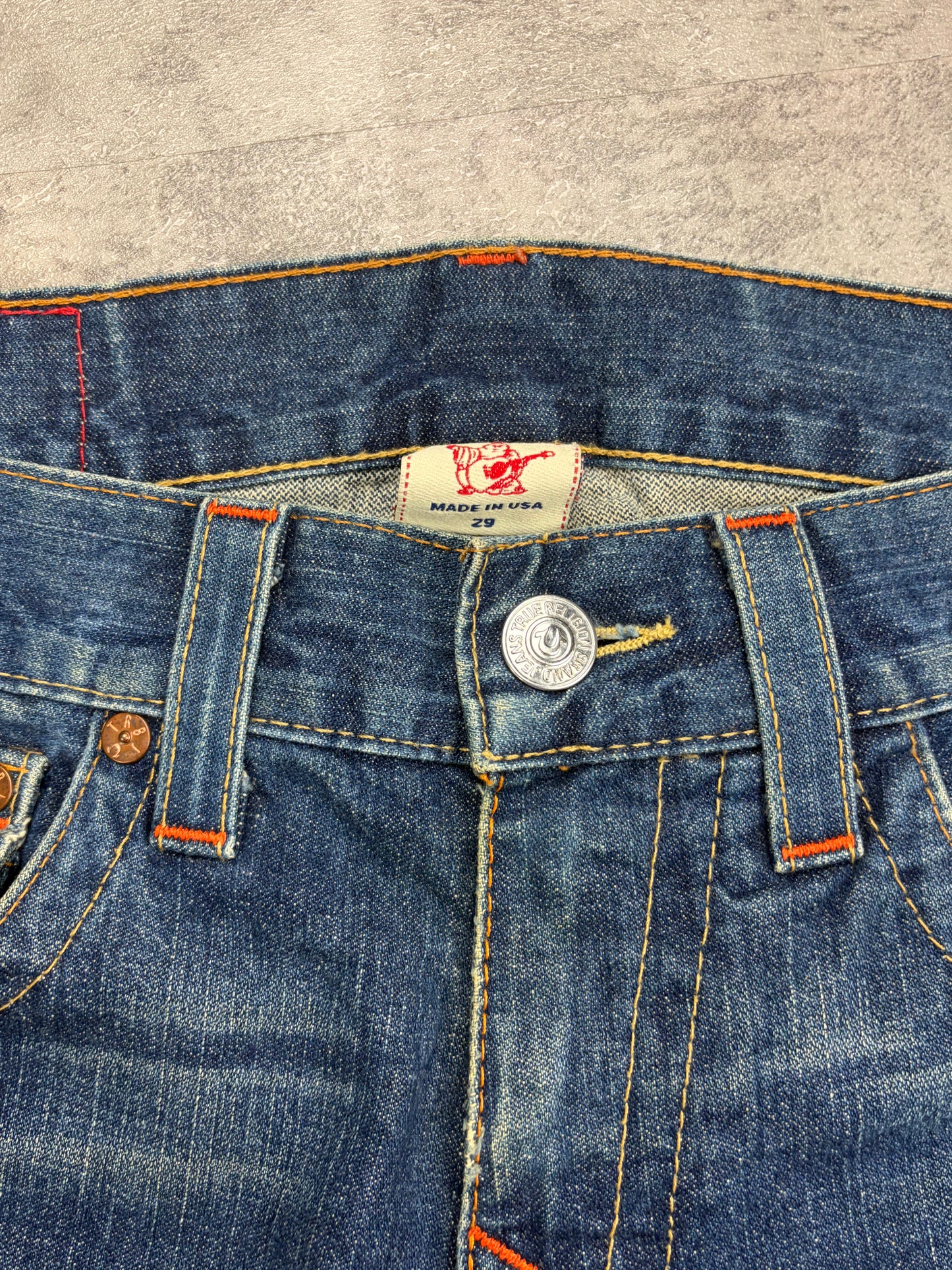 True Religion Low Waist Flared Jeans Y2K