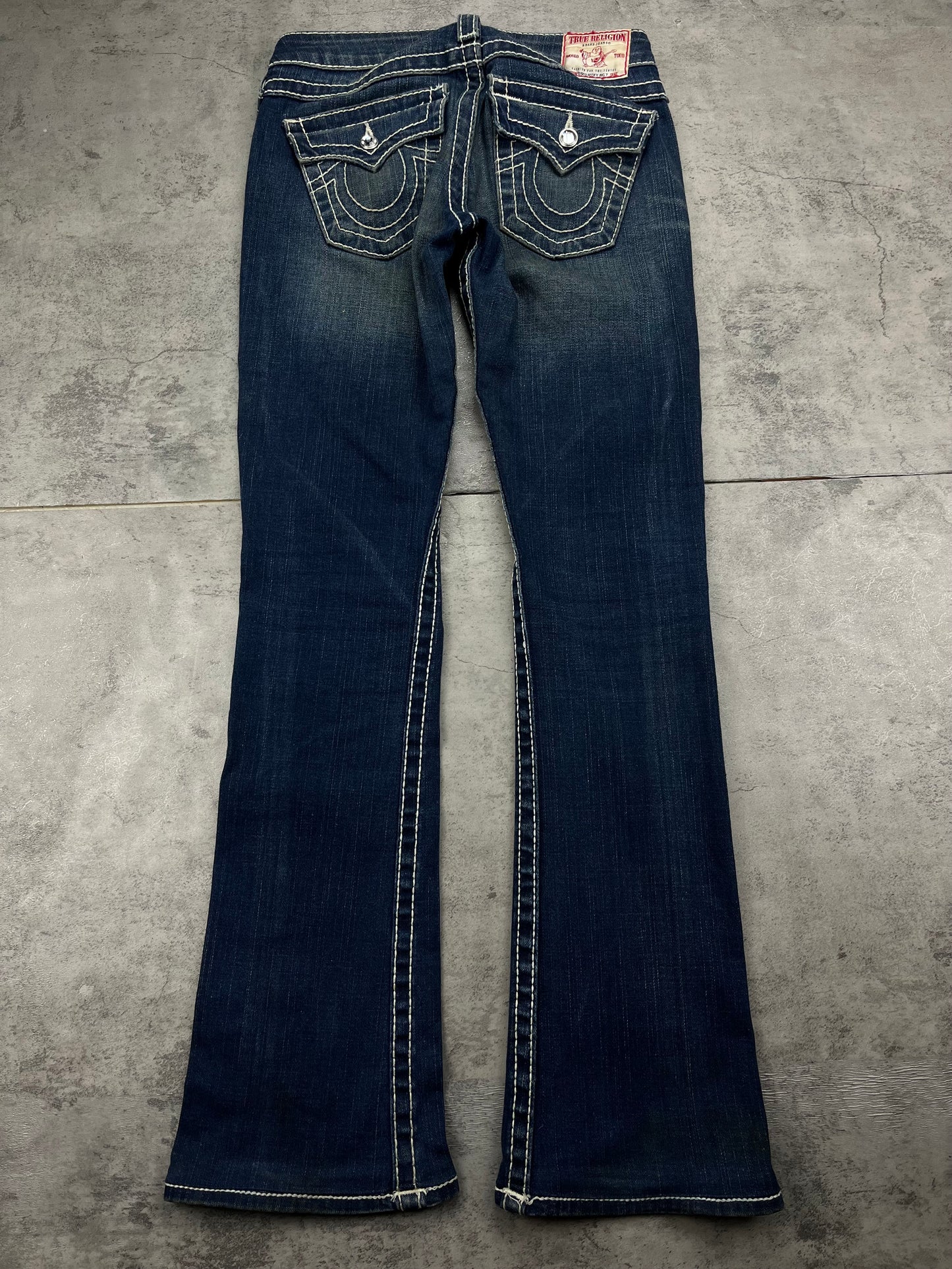 True Religion Y2K Low Rise Bootcut Flare Jeans Vintage Rare