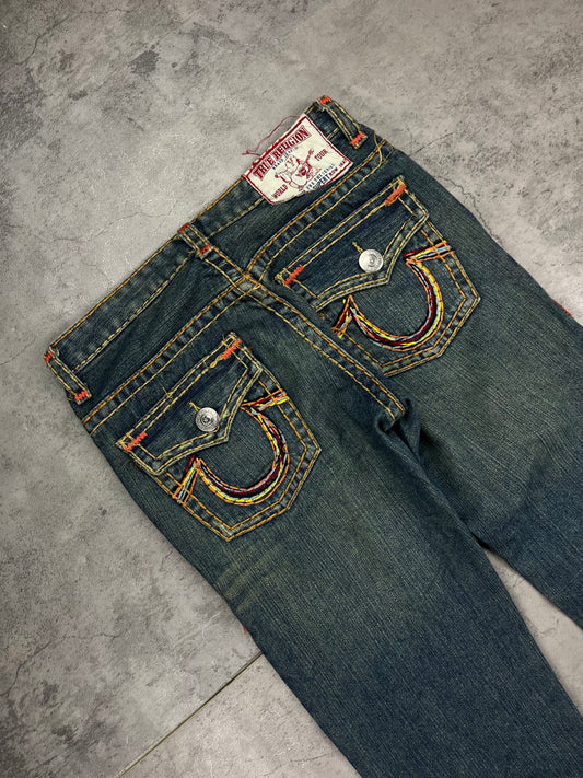 True Religion Y2K Low Rise Bootcut Flare Jeans Vintage Rare