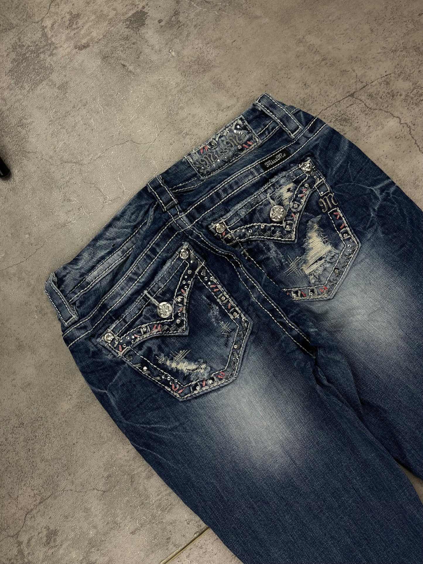 Miss me Lowrise Lowaist Bootcut Flared Y2k Vintage Jeans