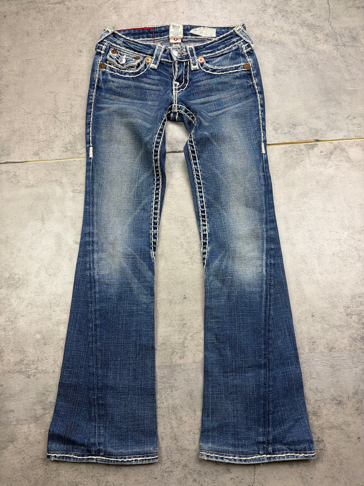 True Religion Lowwaist Flared Bootcut Jeans Y2k