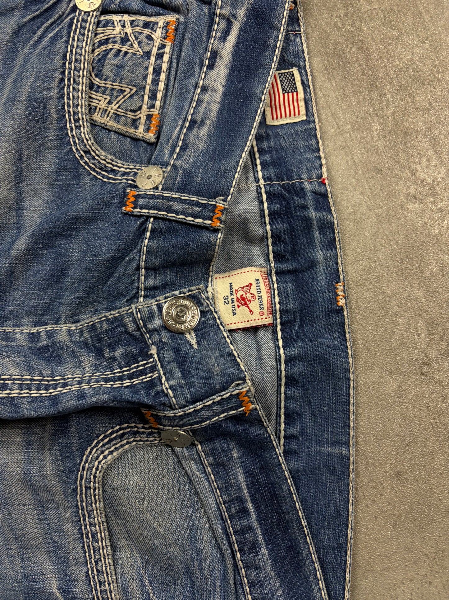True Religion Straight Baggy Fit jeans