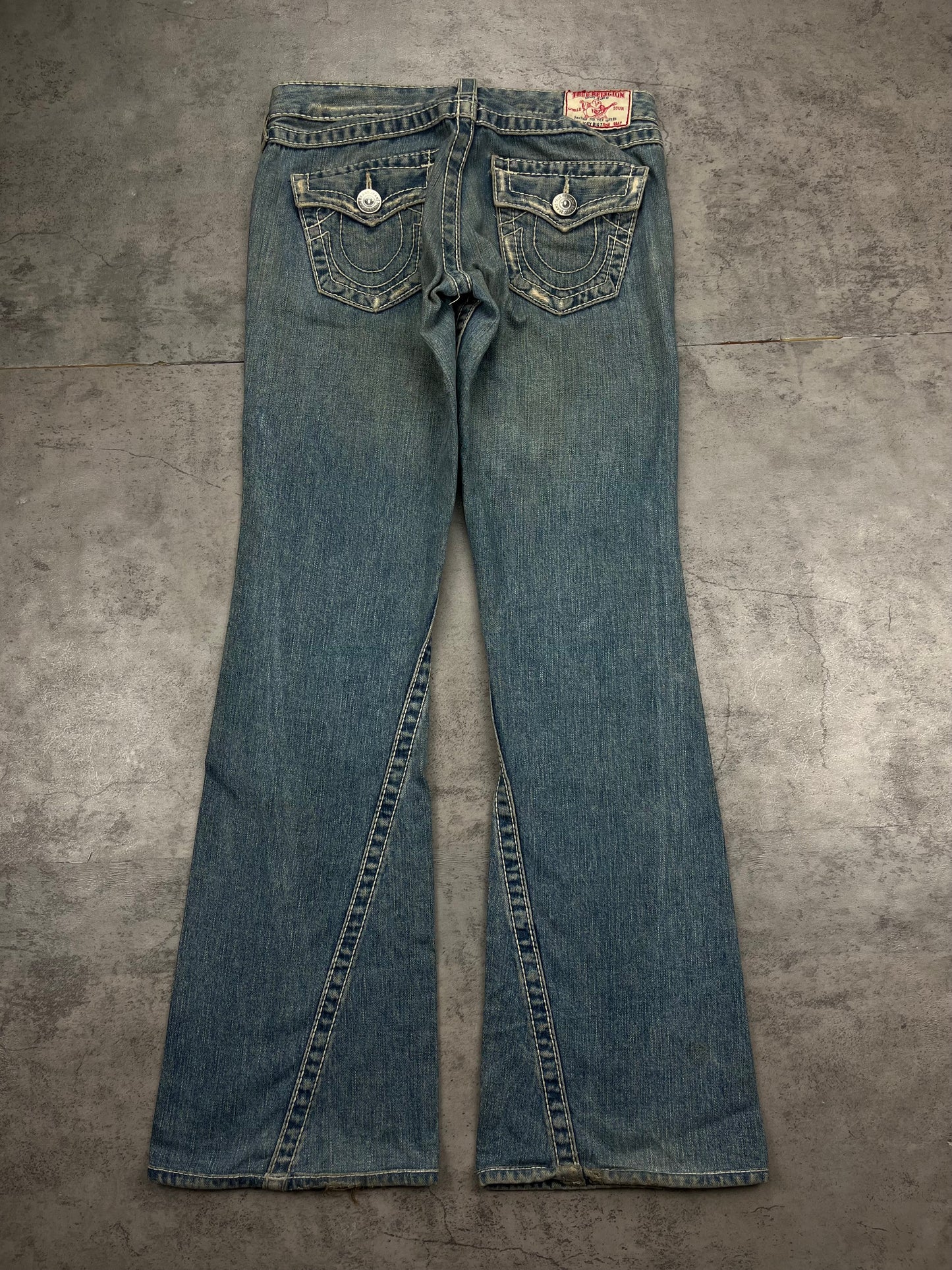 Vintage True Religion Jeans Low Waist Bootcut Flared Y2K