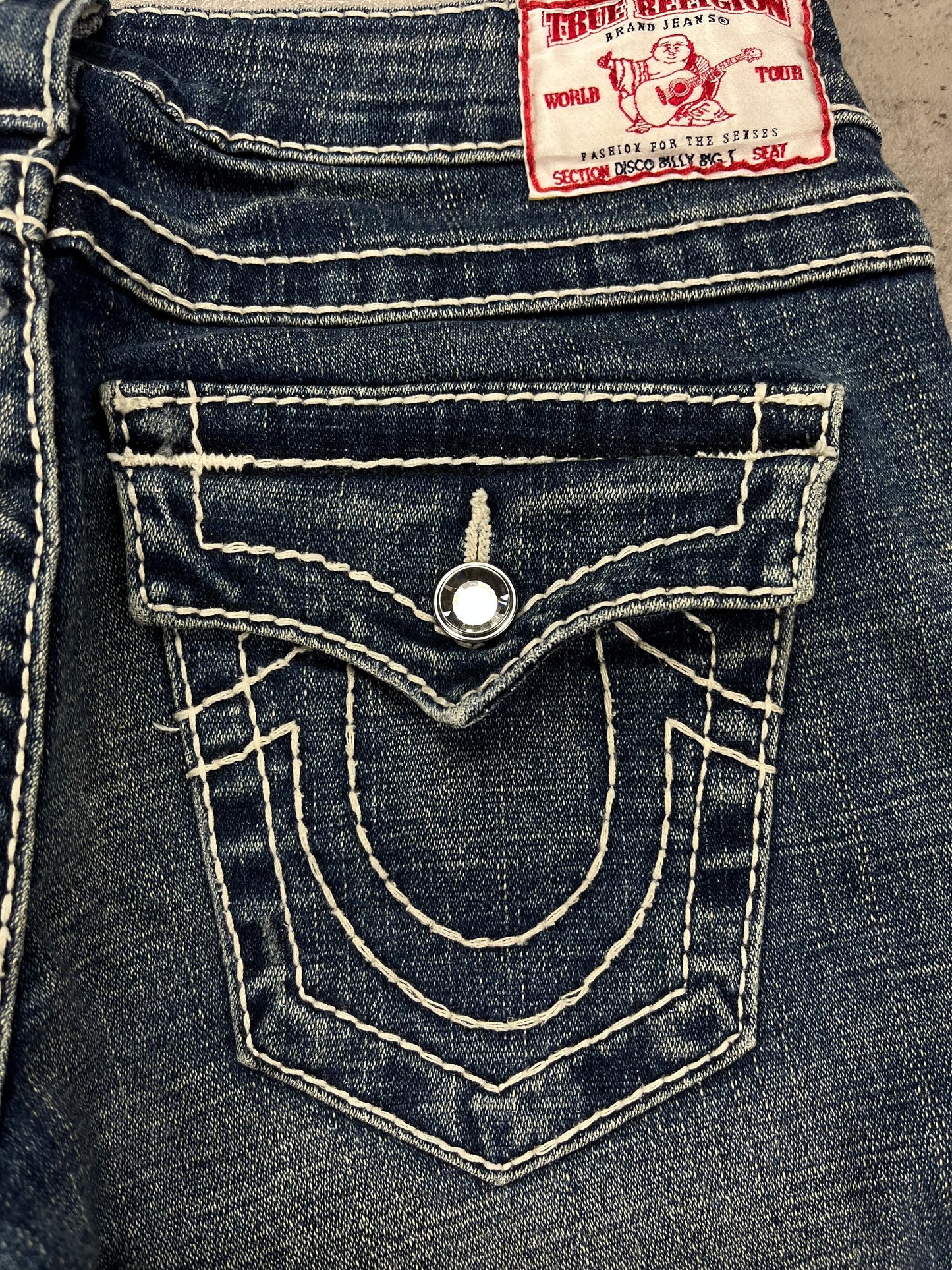 Vintage True Religion Y2k Lowwaist Jeans Glitzer