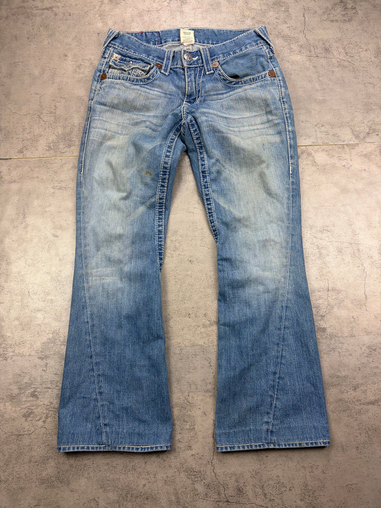 True Religion Flared baggy Bootcut Jeans Pasha Y2k Vintage