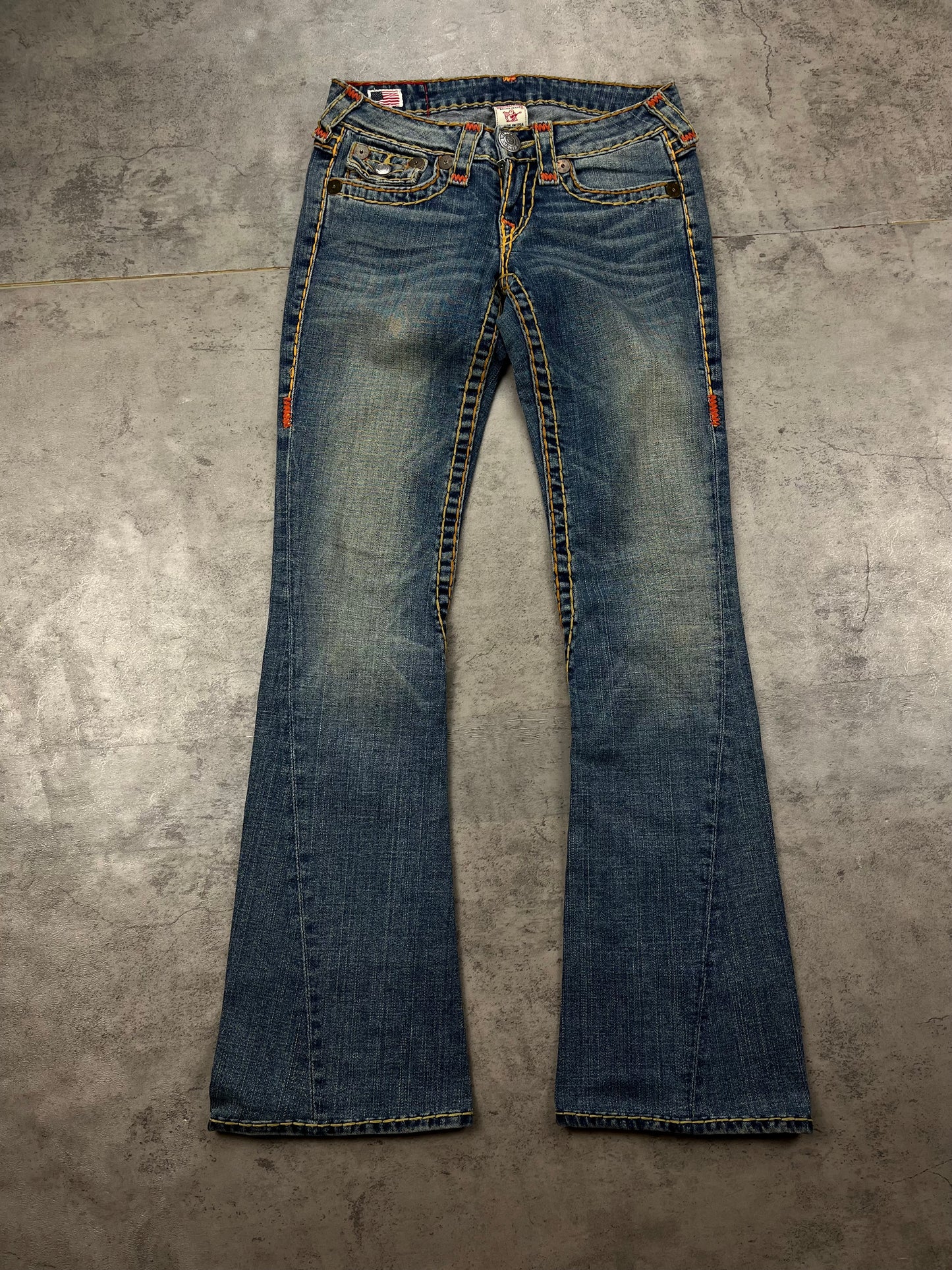 True Religion Lowwaist Y2k Vintage Bootcut Jeans Lowrise