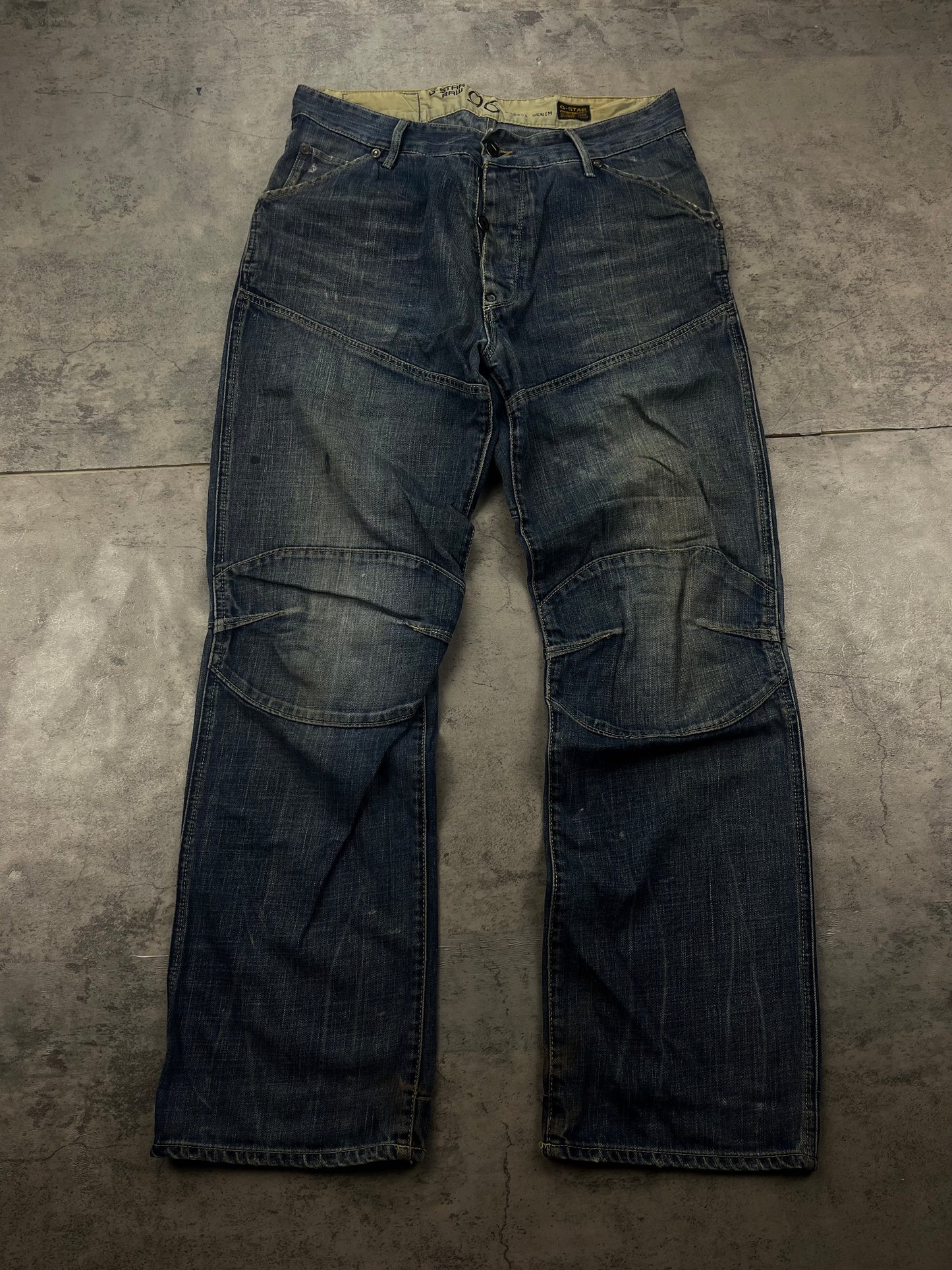 Vintage G-Star RAW Baggy Washed Jeans Y2k Pasha Style