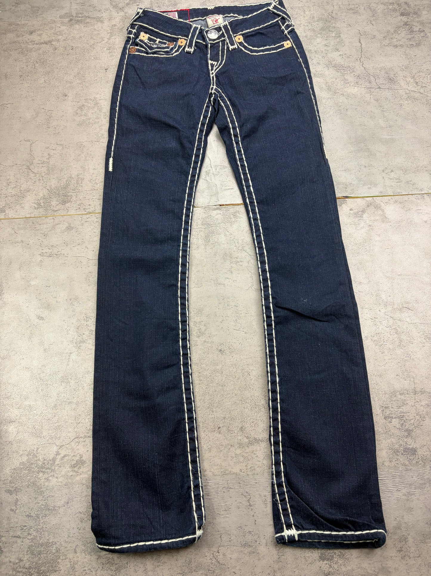True Religion Flared Low Waist Jeans