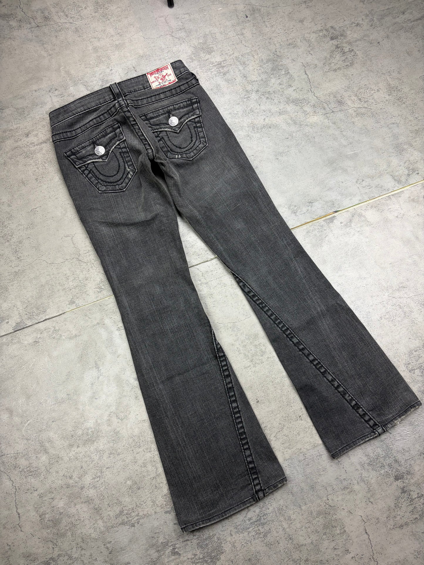 Vintage True Religion Lowrise Flared Lowwaist Bootcut Y2k Jeans