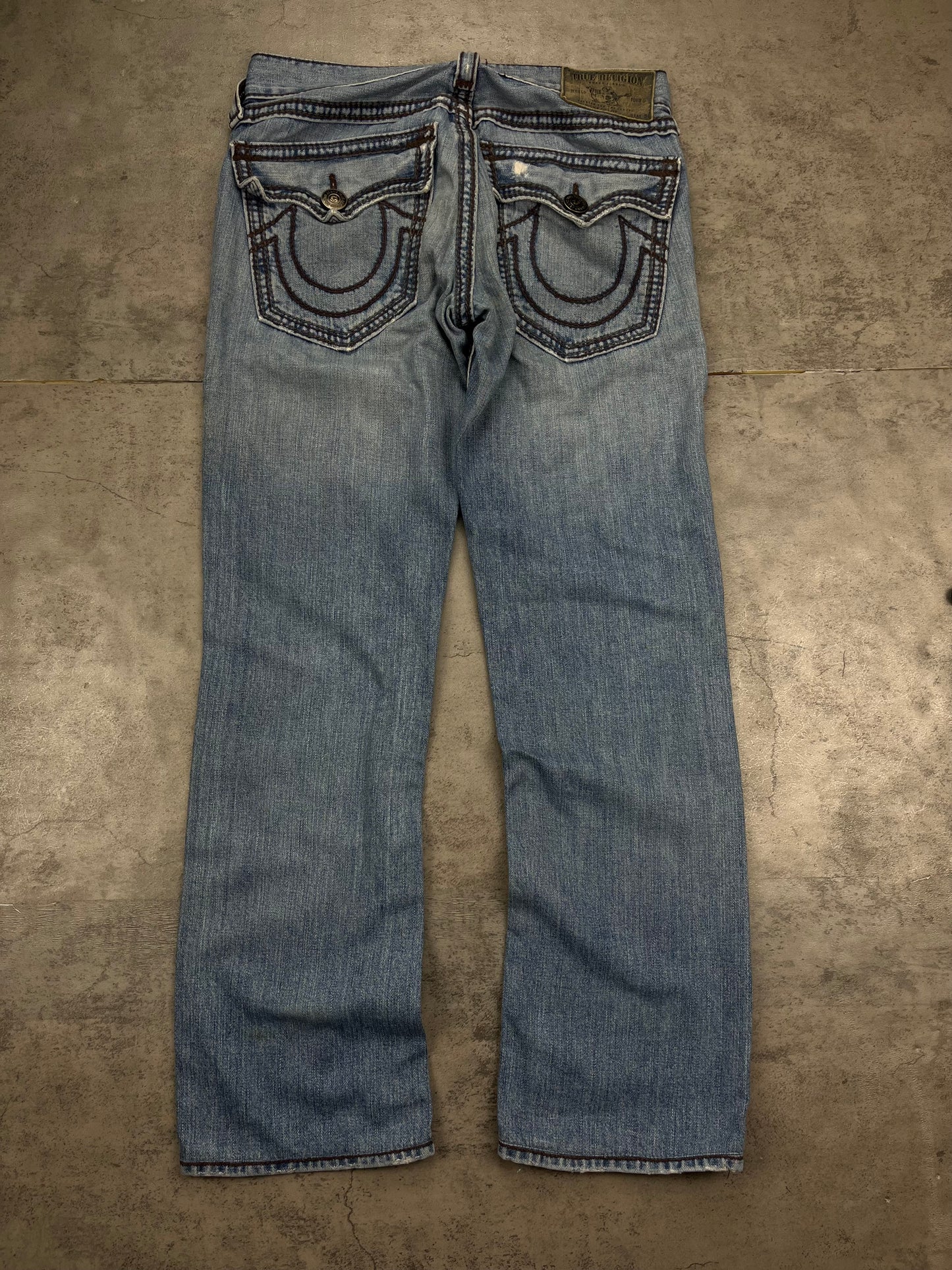 Men’s Y2K True Religion Baggy Denim Jeans Loose Fit 2000s Rare