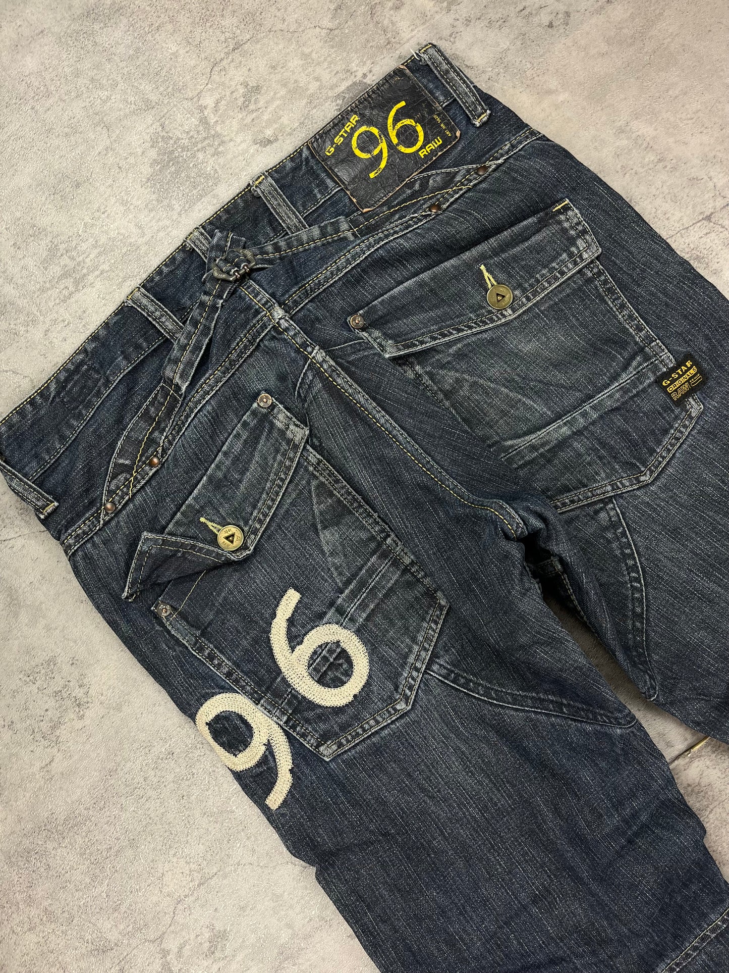 Baggy G-Star Y2k Vintage Jeans Embroidered