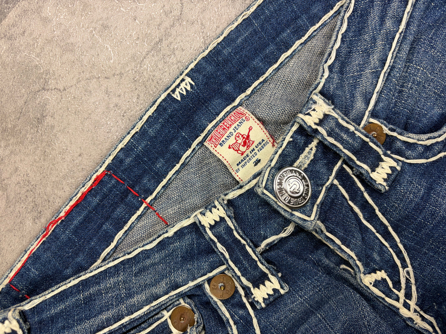 Vintage True Religion Glitzer Lowwaist Y2k Jeans