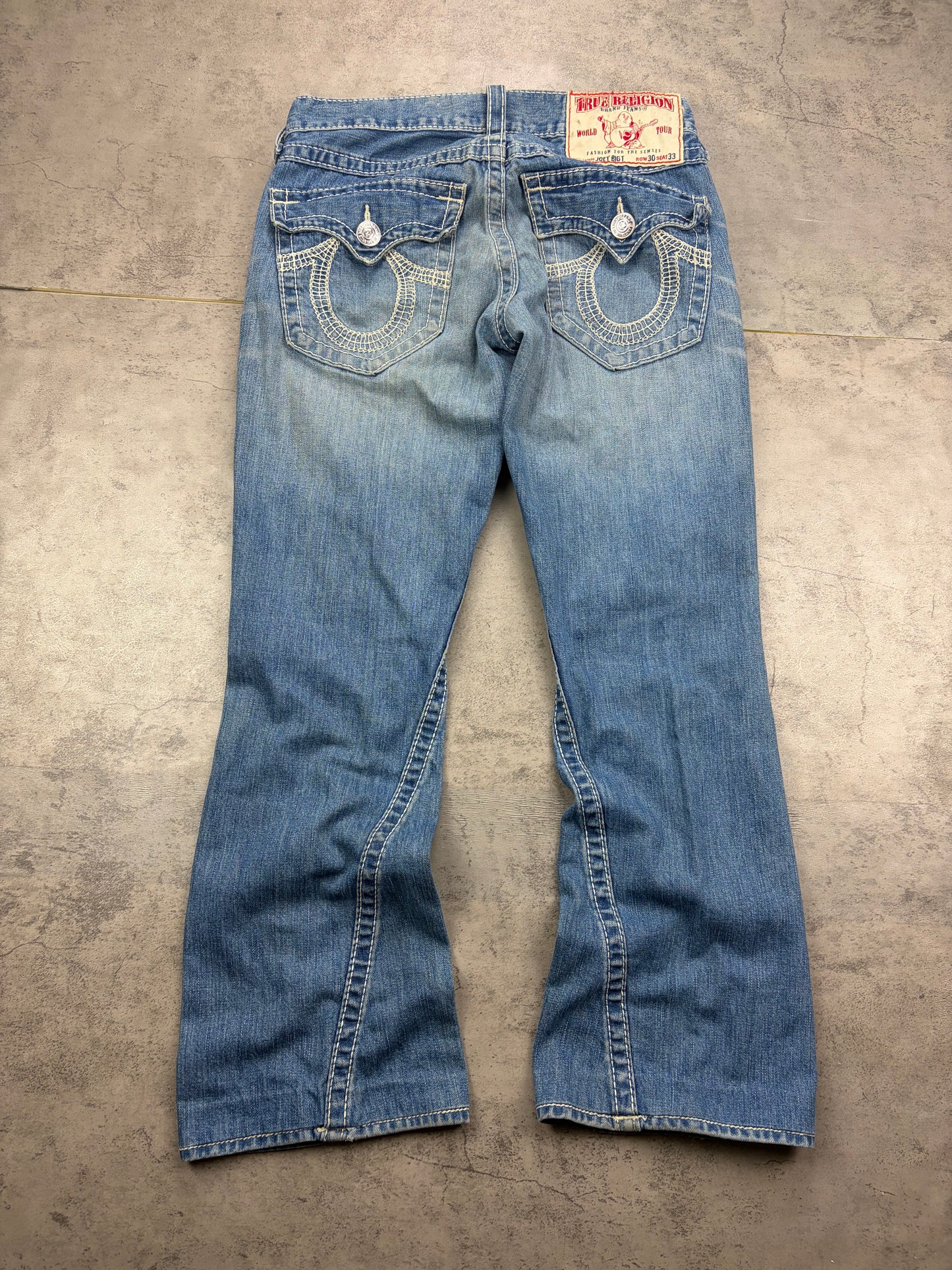 True Religion Flared baggy Bootcut Jeans Pasha Y2k Vintage
