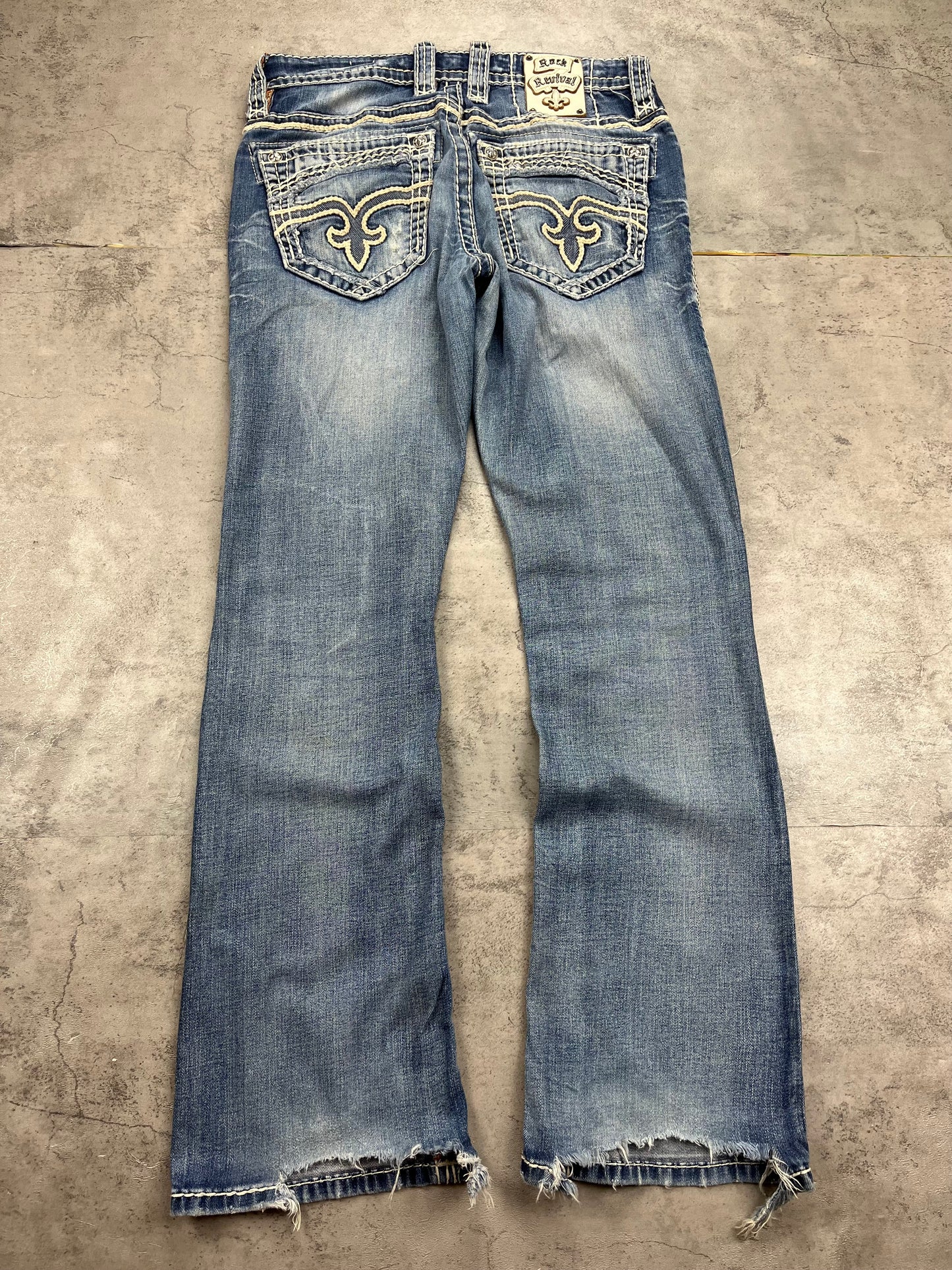 Vintage Y2k Rock Revival Straight Jeans