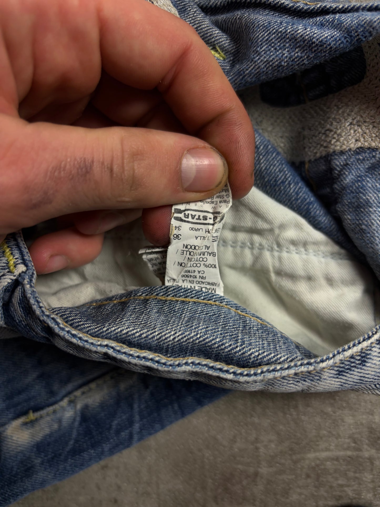 Vintage G-Star Embroidered Armani Baggy Jeans