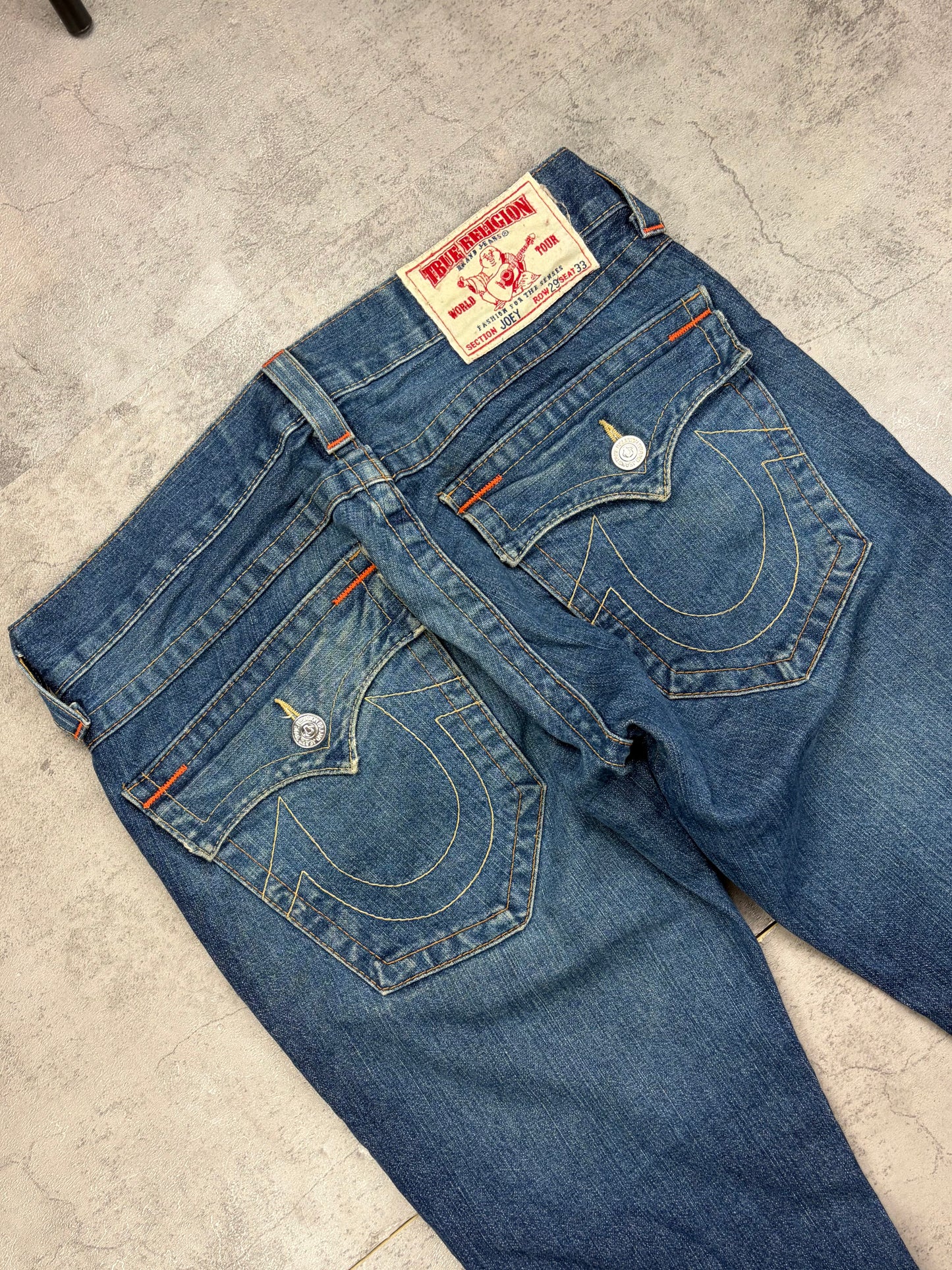 True Religion Low Waist Flared Jeans Y2K
