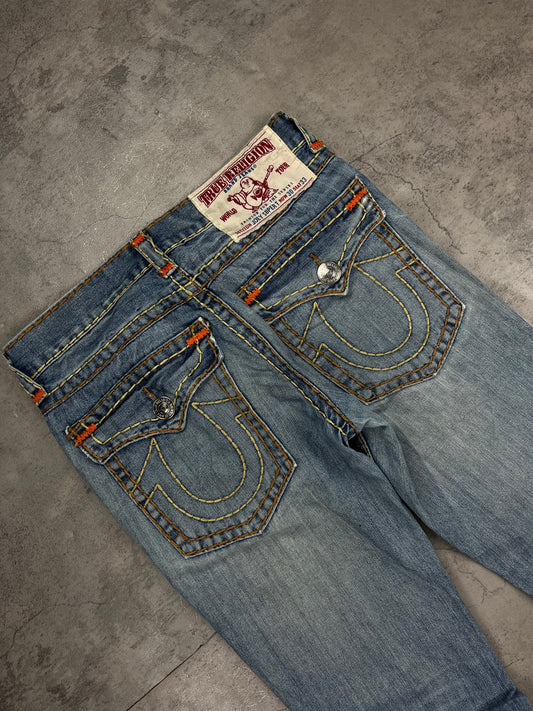 Rare True Religion Men Denim Baggy Loose Fit Jeans 2000s Streetwear