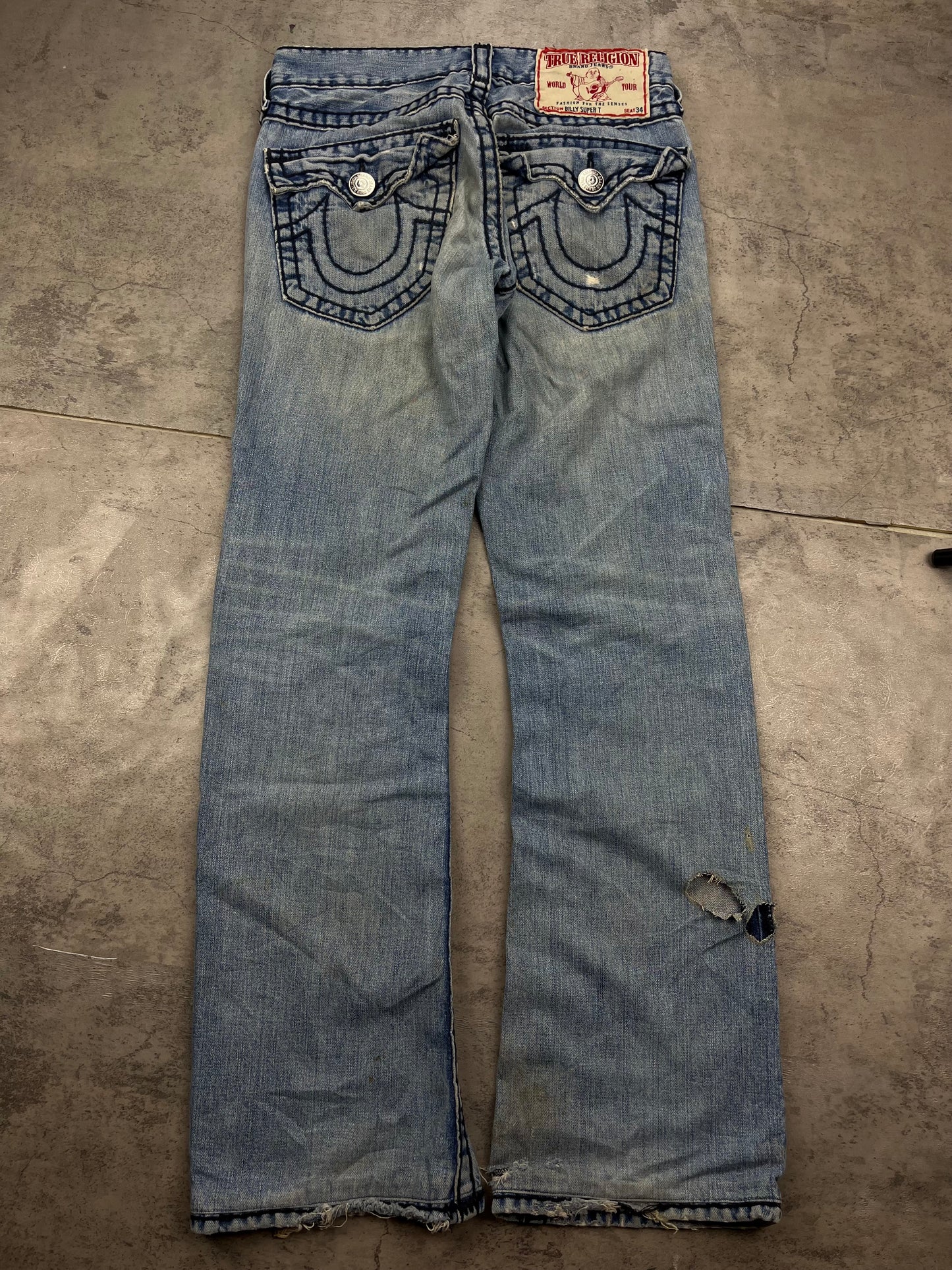 Vintage Bootcut True Religion Y2k Baggy Jeans Denim