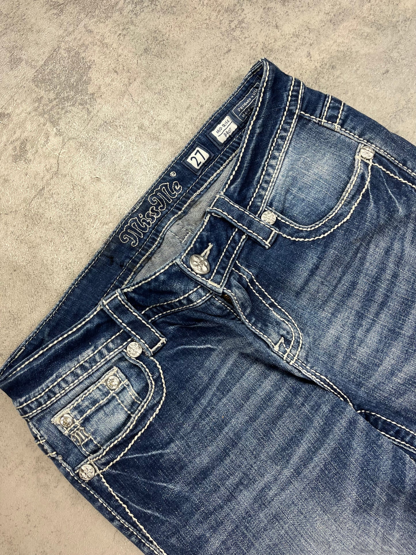 Vintage Lowwaist Bootcut Miss me Jeans