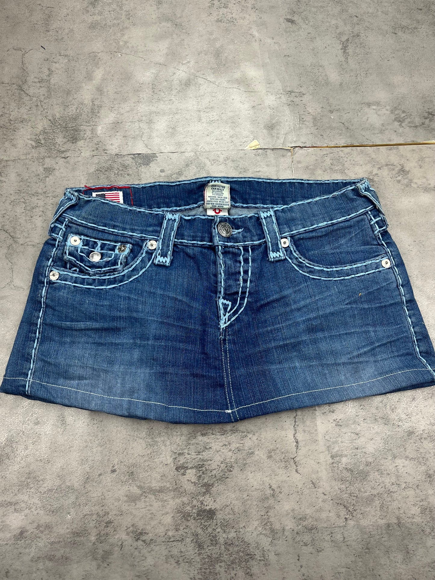 Mini True Religion Jeans Rock Skirt