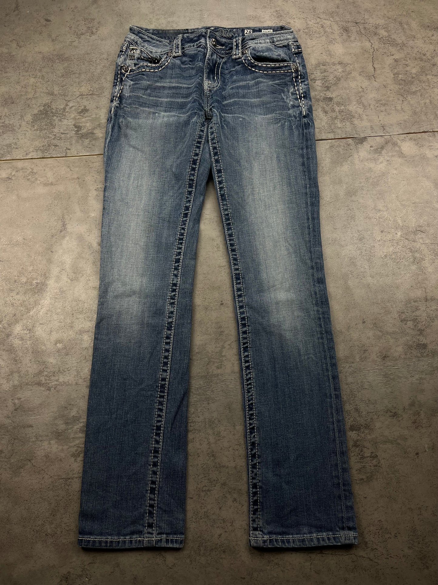 Miss me Bootcut Low Waist Flared Jeans Y2K Vintage Rare