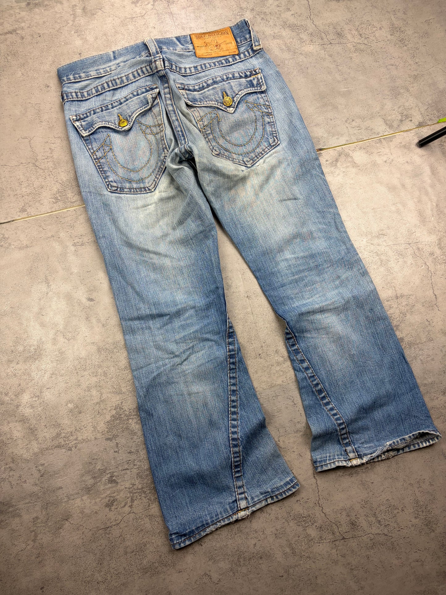 True Religion Low Rise Bootcut Denim