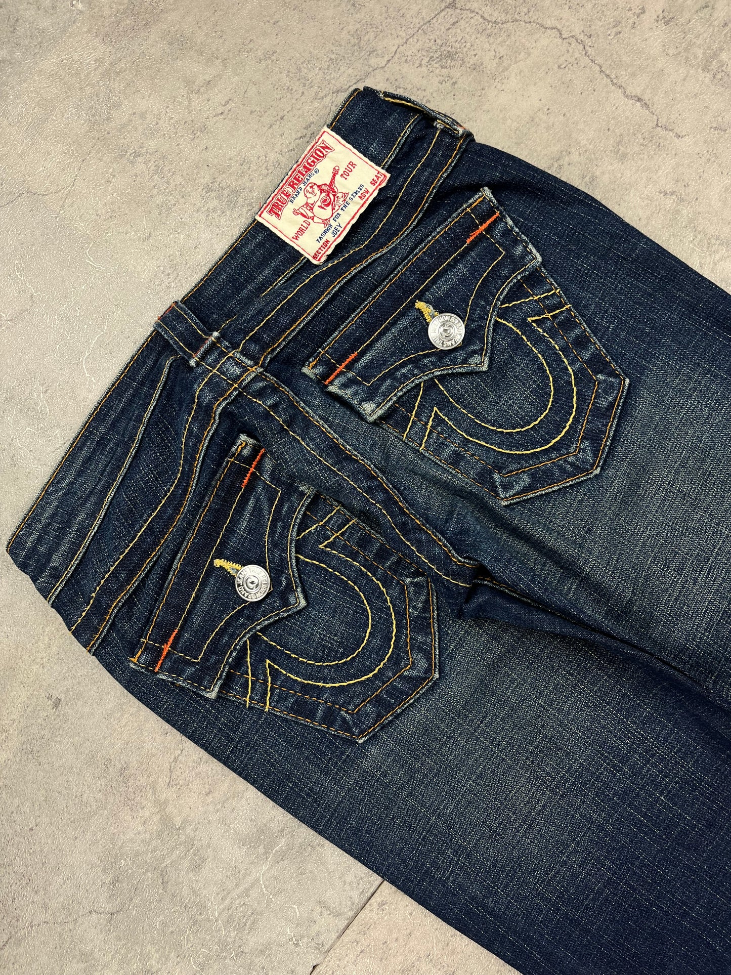 Vintage Bootcut True Religion Flared Y2k Jeans Lowwaist
