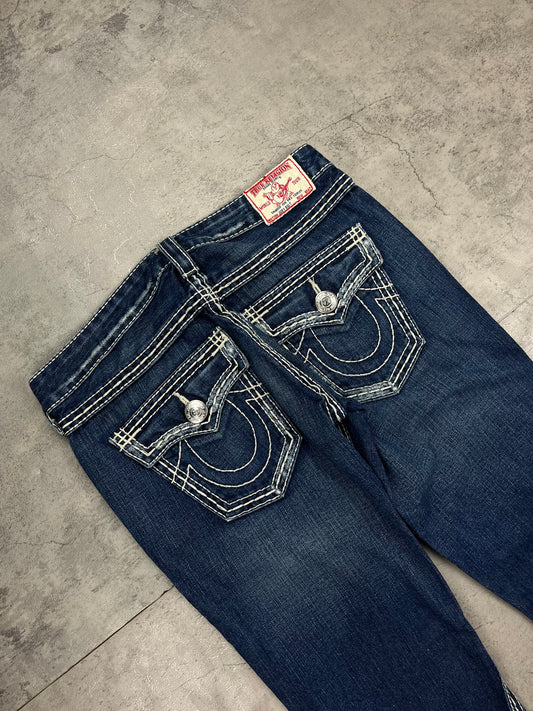 True Religion Y2K Bootcut Flared Denim Jeans Low Rise Retro