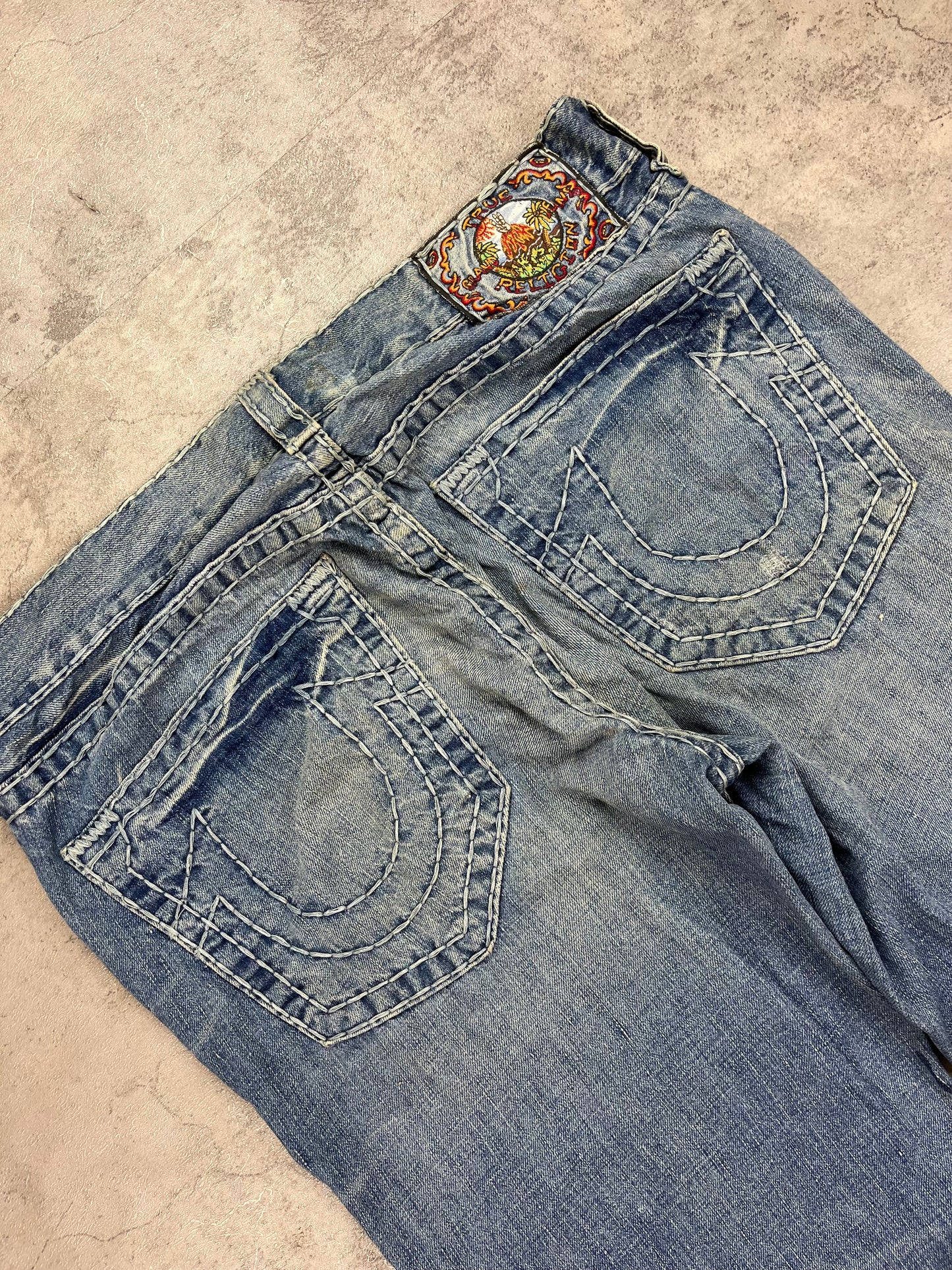 Rare True Religion Grand Jeans Baggy Straight