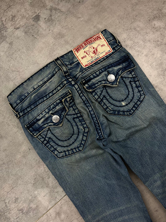 rue Religion Y2K Retro Low Rise Flared Bootcut Denim Vintage Rare