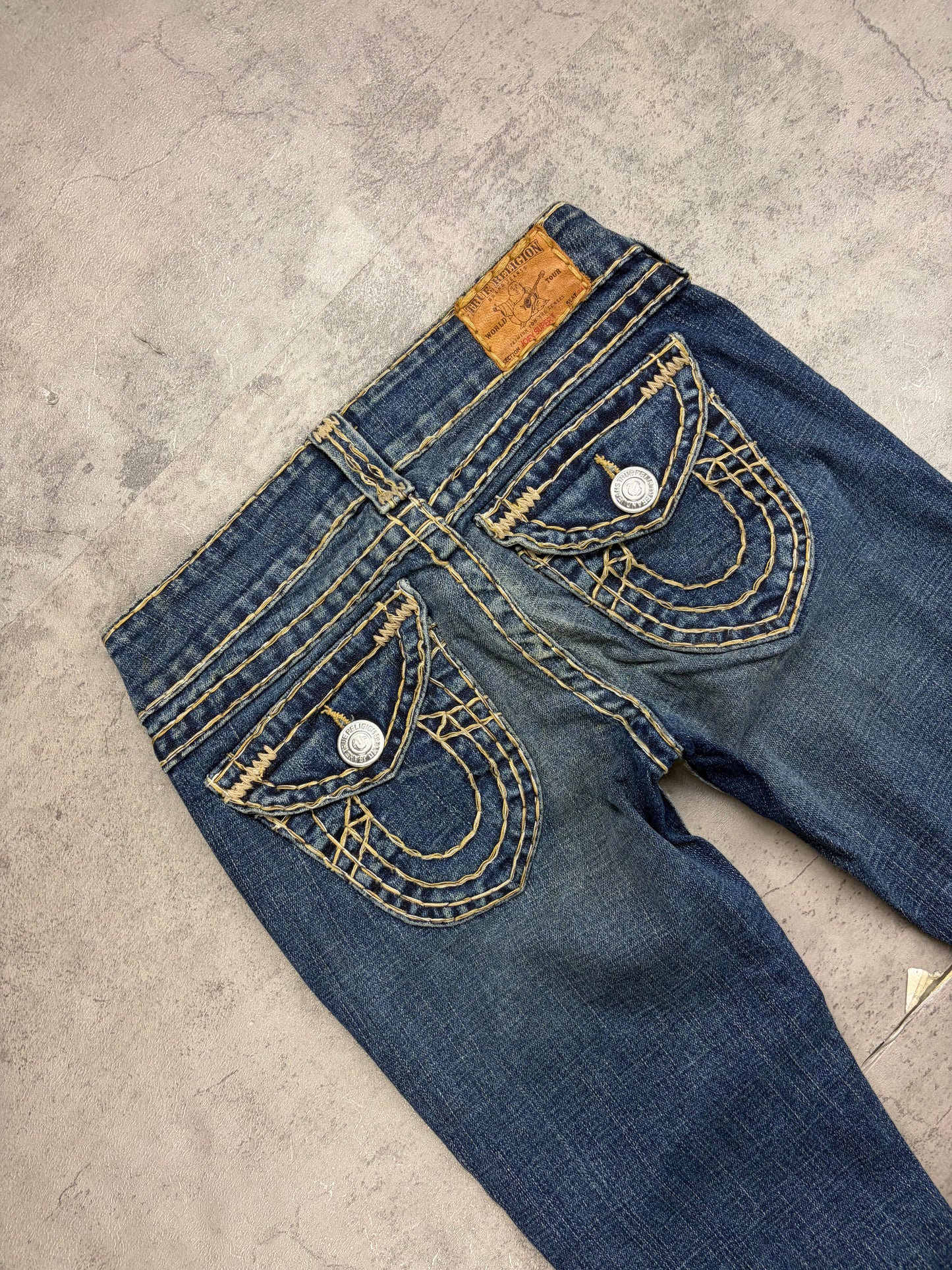 True Religion Low Rise Bootcut Denim