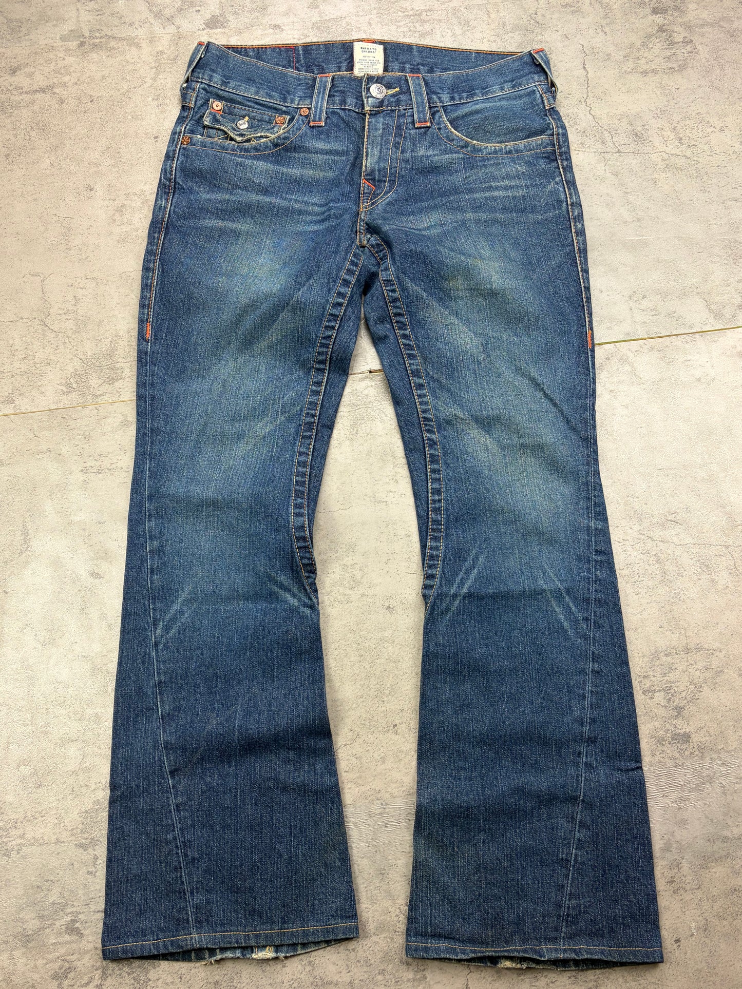 True Religion Low Waist Flared Jeans Y2K