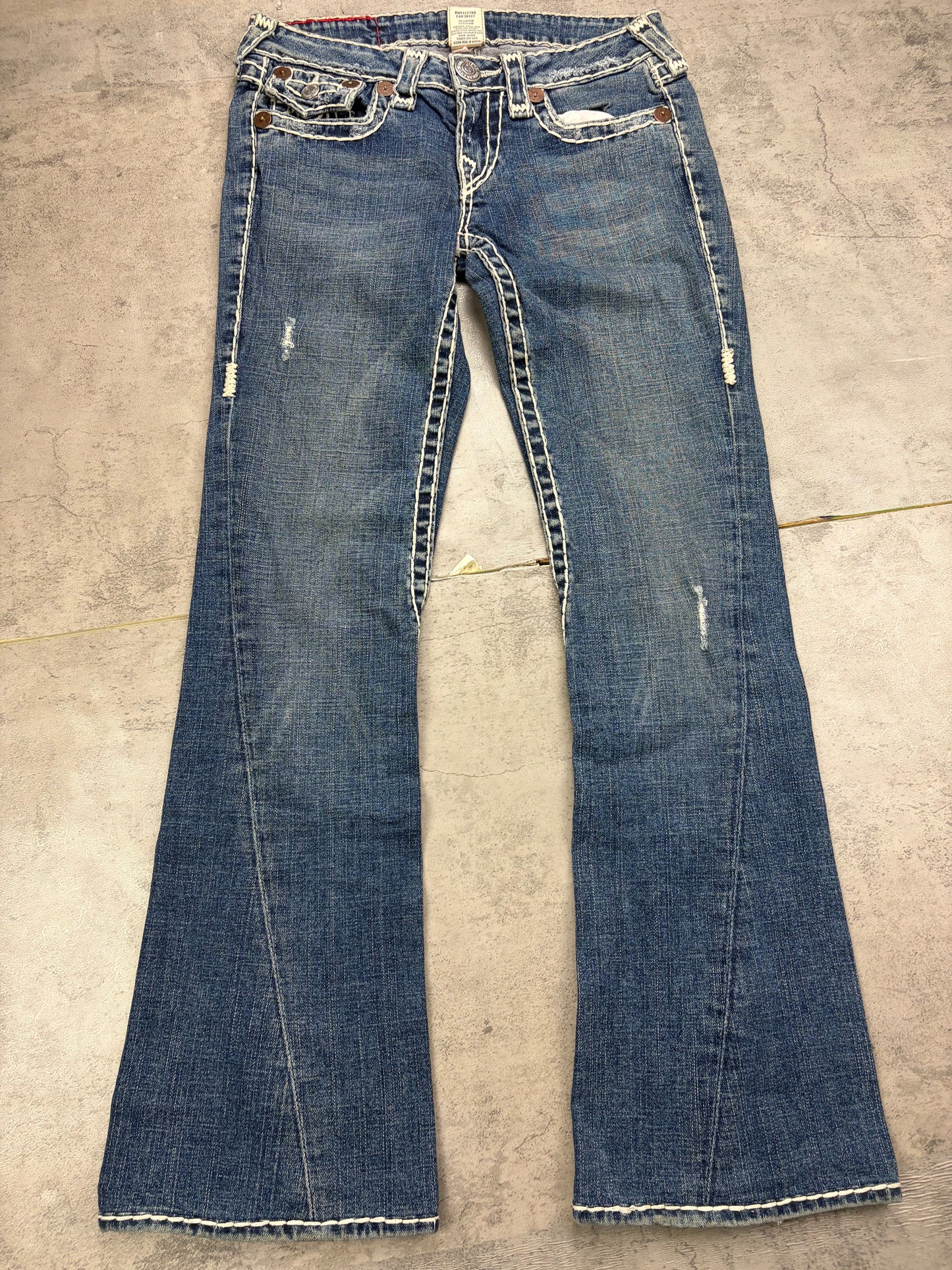 True Religion Denim Bootcut Low Rise Jeans