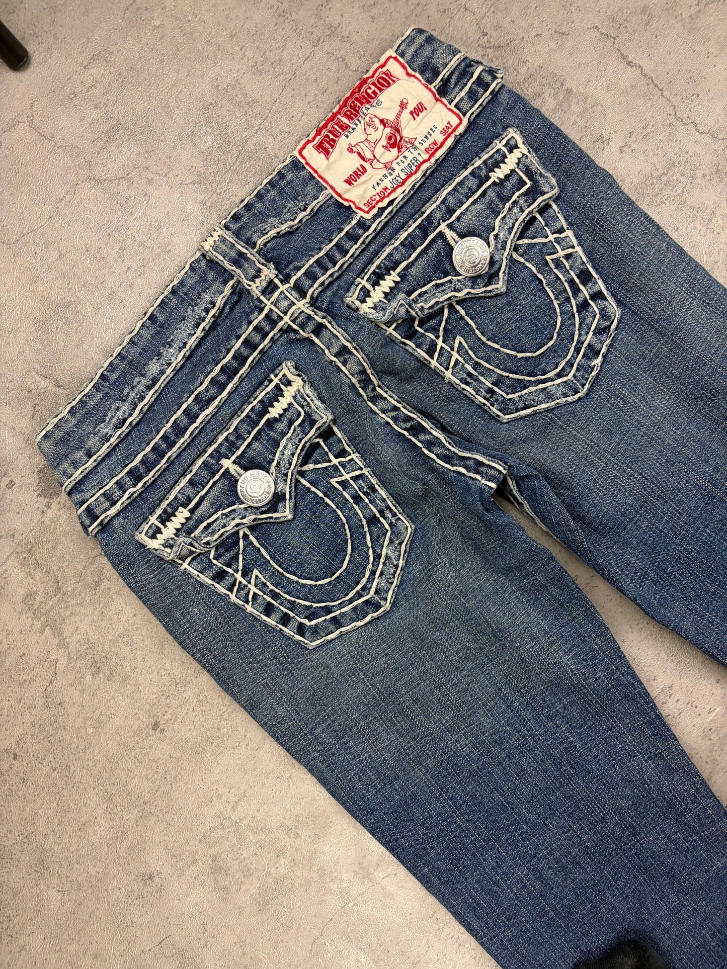 True Religion Denim Bootcut Low Rise Jeans